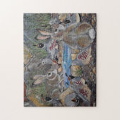 Südwest Wildlife Quail Rabbit Bird Feeder Nature Puzzle (Vertikal)