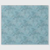 Südwest Winter Deu Blue Petroglyphen Geschenkpapier (Flach)