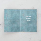 Südwest Winter Dez Blue Holiday Grußkarte Karte (Innenseite)