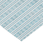 Südwest Winter Geometric Snowflake Pine Blue Med Tischdecke (Schrägansicht)