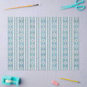 Südwest Winter Schneeflocken & Pine Trees Blau Seidenpapier (Basteln)