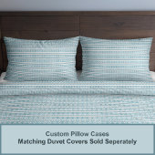 Südwest Winter Snowflakes & Pines Blue Standard Kissenbezug