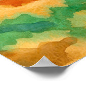 Südwest Wüste Rock Mountains Utah Poster (Ecke)