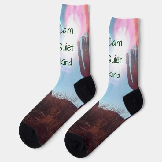 Südwest-Wüstenphilosophie Socken (Linkes Detail)