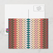 Südwest Zickzack Zigzag Postkarte (Vorne/Hinten)