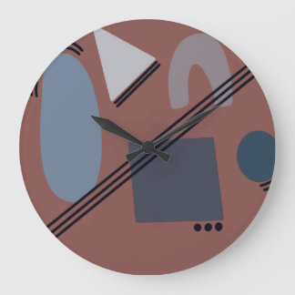 SüdwestAbstrakt Große Wanduhr