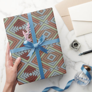 Südwestamerikanische indianische Musterkunst Geschenkpapier