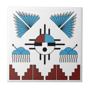 Südwestamerikanische Kunst der Native Americans Fliese