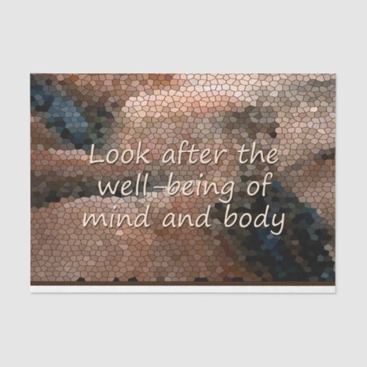 Südwestamerikanisches Wohlergehen wird dekoupage Seidenpapier (Vorderseite)