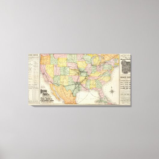 Südwestbahnsystem Leinwanddruck (Vorderseite)