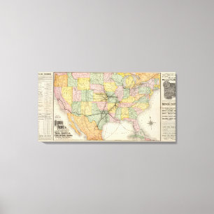 Südwestbahnsystem Leinwanddruck