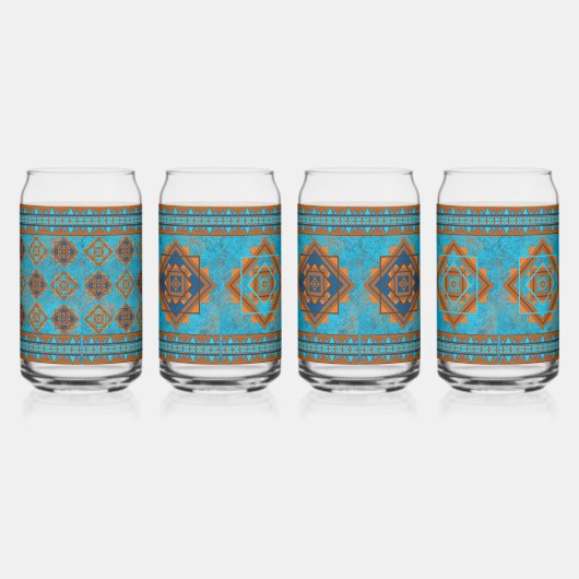 Südwestberge Gipfel Türkis Assorted Set Dosenglas (Rechts)