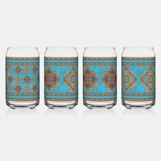 Südwestberge Gipfel Türkis Assorted Set Dosenglas (Links)