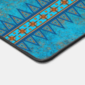 Südwestberge Gipfel Türkisfarben Geometrisches Mot Schreibtischunterlage (Ecke)