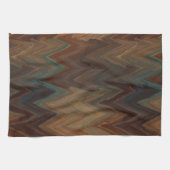Südwestbraun Zickzack Geschirrtuch (Horizontal)