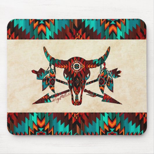 SÜDWESTBUFALSCH UND PFEILER MOUSEPAD (Vorne)