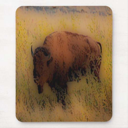 'Südwestbüffel des Prarie Mousepad (Vorne)