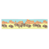 Südwestbüffel Kurzer Tischläufer (Horizontal)