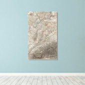 Südwestdeutschland Leinwanddruck (Insitu (Holzboden))