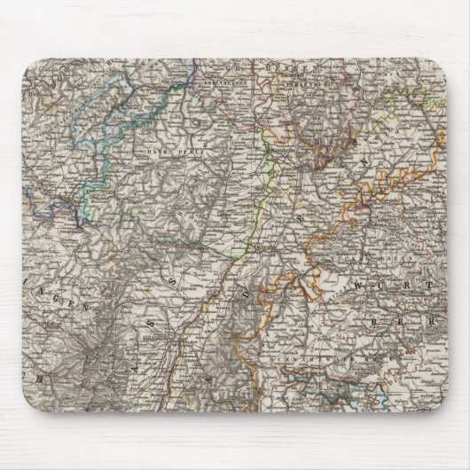 Südwestdeutschland Mousepad (Vorne)