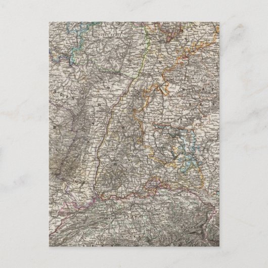 Südwestdeutschland Postkarte (Vorderseite)