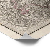 Südwestdeutschland und Schweiz Poster (Ecke)