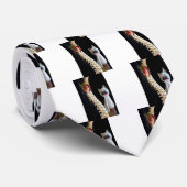 Südwestdorn-Skeleton Chili-Pfeffer-Katze Krawatte (Gerollt)