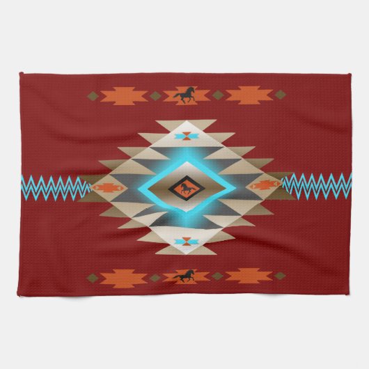 Südwesten 3 - veränderbare Farbe Geschirrtuch (Horizontal)