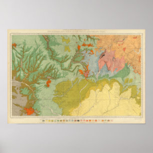 Südwesten Colorado und Teile New Mexiko Poster