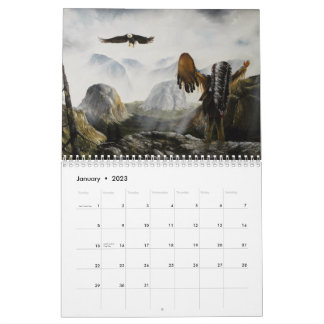 Südwesten des Kunstkalenders "Native Amerikanische Kalender