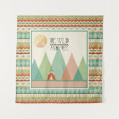 Südwesten Geo II| ist wild und frei Wandteppich (Vorderseite (Horizontal))