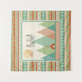 Südwesten Geo II| ist wild und frei Wandteppich (Vorderseite)