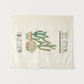 Südwesten Geo VIII |, das wir zusammen haften Wandteppich (Vorderseite (Horizontal))