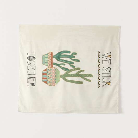 Südwesten Geo VIII |, das wir zusammen haften Wandteppich (Vorderseite (Horizontal))