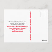 Südwesten Wir bewegten Ankündigung Türen Kaktus Postkarte (Rückseite)