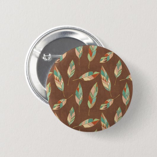 Südwestfeder-Muster SüdwestGeo-Schritt-| Button (Vorne & Hinten)