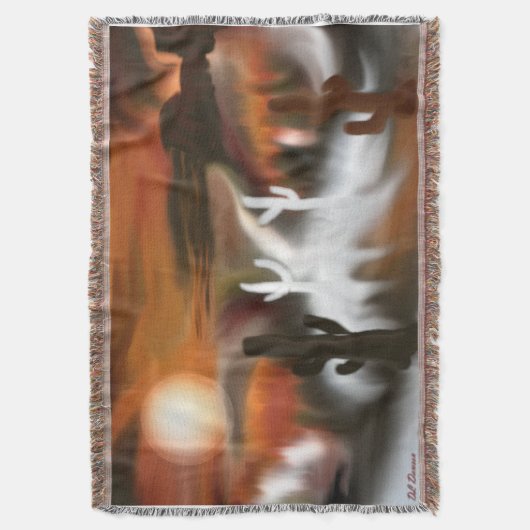 Südwestfeuer und Abstrakte Eiskunst Decke (Vorderseite Vertikal)