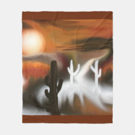 Südwestfeuer und Abstrakte Eiskunst Fleecedecke