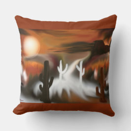 Südwestfeuer und Abstrakte Eiskunst Kissen