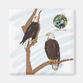 Südwestflorida Eagle Cam Magnet (Vorne)
