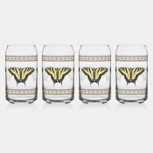 Südwestgelbes Frack Schmetterlinge Dosenglas (Links)