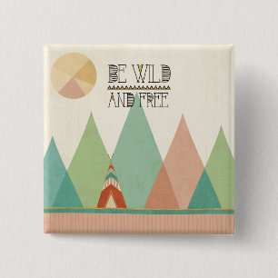 Südwestgeo II  Wild und frei sein Button