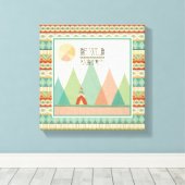 Südwestgeo II| Wild und frei sein Leinwanddruck (Insitu (Holzboden))