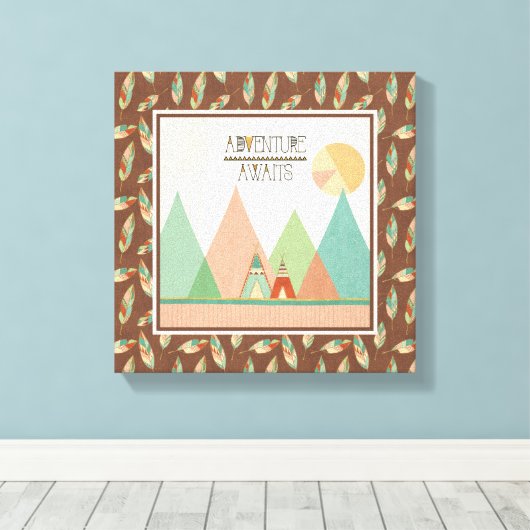 Südwestgeo III | Erlebnisziele Leinwanddruck (Insitu (Holzboden))