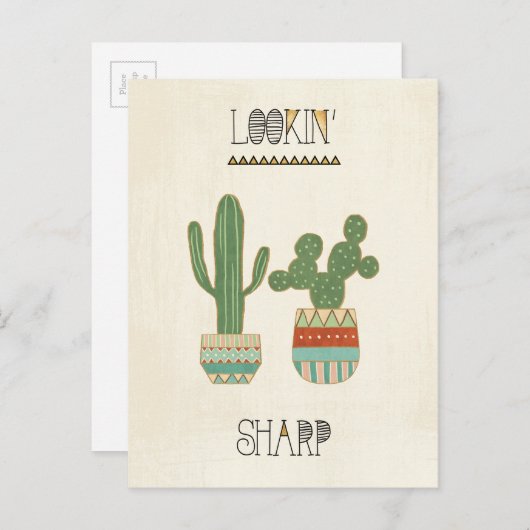 Südwestgeo IX | Lookin'Sharp Postkarte (Vorne/Hinten)