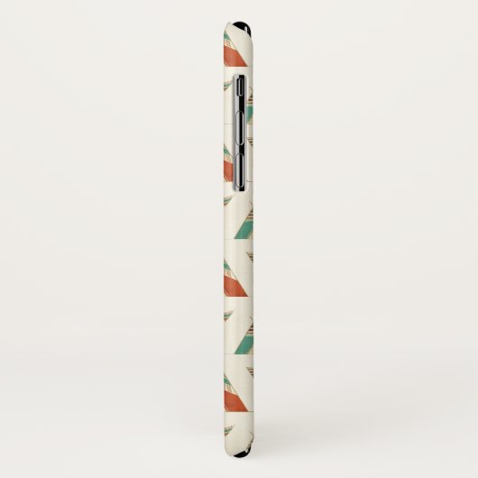 SüdwestGeo-Schritt| geometrisches Teepee-Muster Case-Mate iPhone Hülle (Hinten/Links)