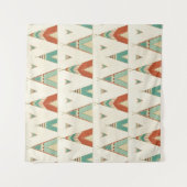 SüdwestGeo-Schritt| geometrisches Teepee-Muster Wandteppich (Vorderseite)