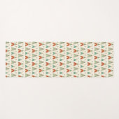 SüdwestGeo-Schritt| geometrisches Teepee-Muster Yogamatte (Vorderseite (Horizontal))