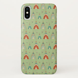 SüdwestGeo-Schritt  grünes Teepee-Muster Case-Mate iPhone Hülle