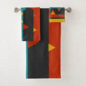 Südwestgeometrie Badhandtuch Set (Insitu)
